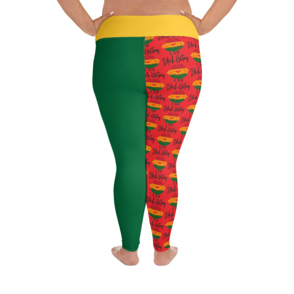 I AM (LIPS) Plus Size Leggings - Image 3