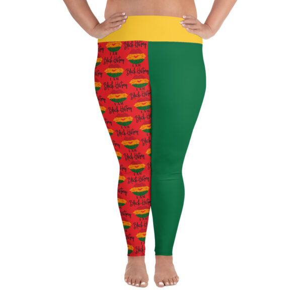 I AM (LIPS) Plus Size Leggings - Image 2