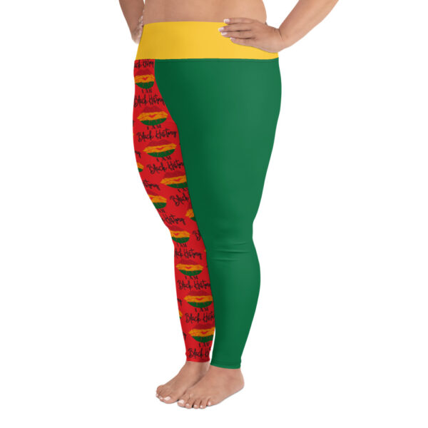 I AM (LIPS) Plus Size Leggings - Image 4