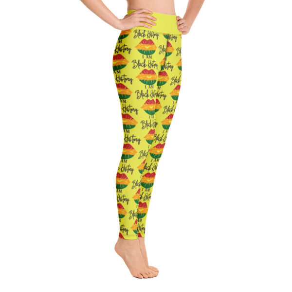 I Am Black History (Lips) Yoga Leggings